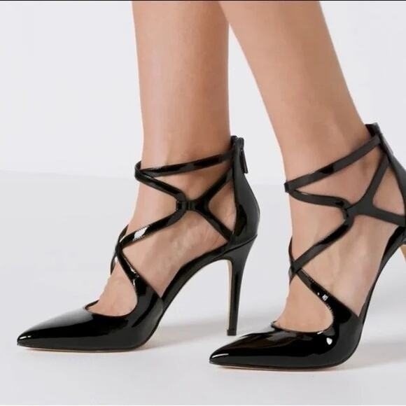 Michael Kors Catia Patent Leather Stiletto Heels 9 - Picture 10 of 11